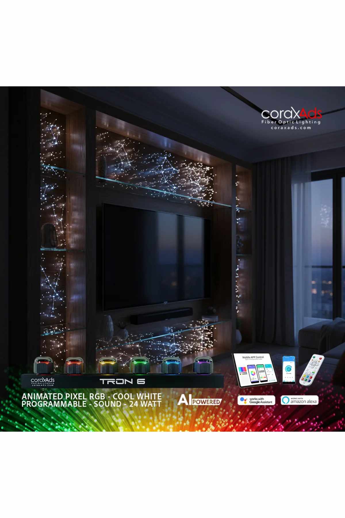 tv-arkasi-unitesi-ambiyans-aydinlatma-fiber-optik-yildiz-seti-kayan-yildizli