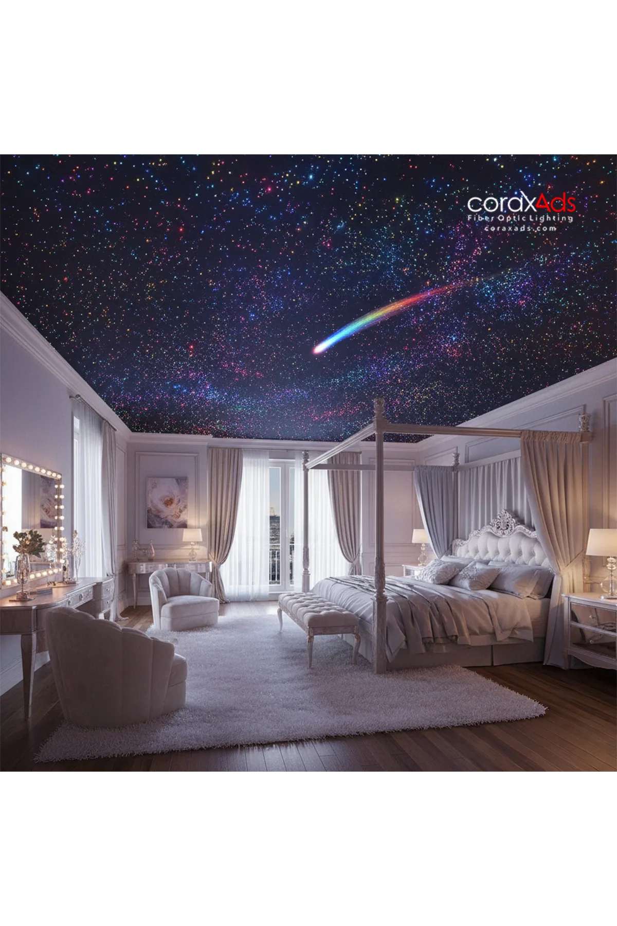 Meteor Efekt Pixel Işık Kaynağı 10 Çıkış Özel Efekt Pixel Işık Kaynakları - fiber optik aydınlatma