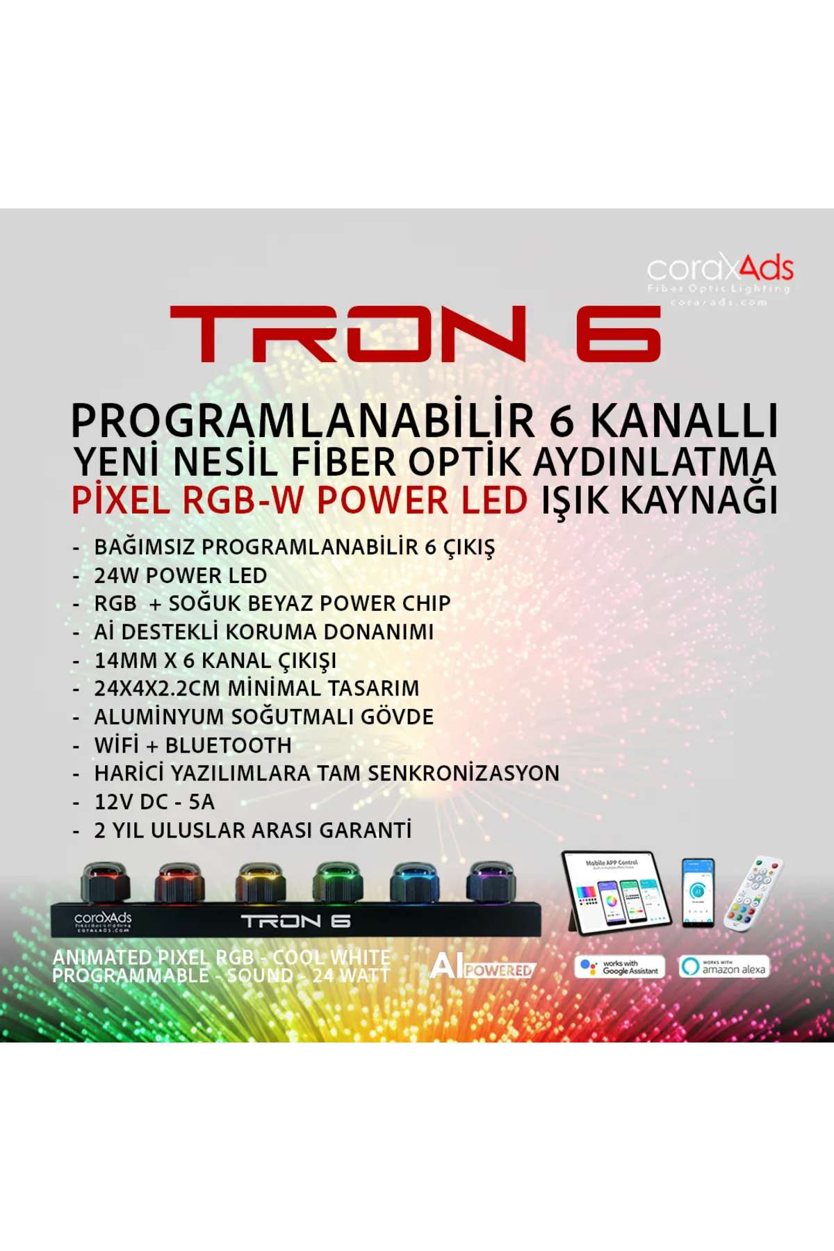 TEKNE, YAT, DENİZ TAŞITLARI AMBİYANS AYDINLATMA FİBER OPTİK YILDIZ TAVAN SETİ - KAYAN YILDIZLI