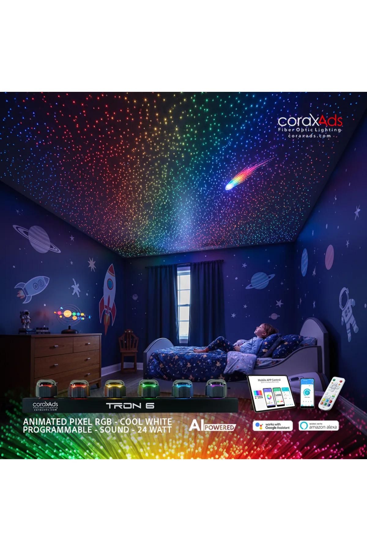 ÇOCUK ODASI YILDIZ TAVAN FİBER OPTİK AYDINLATMA SETİ - MİNİ