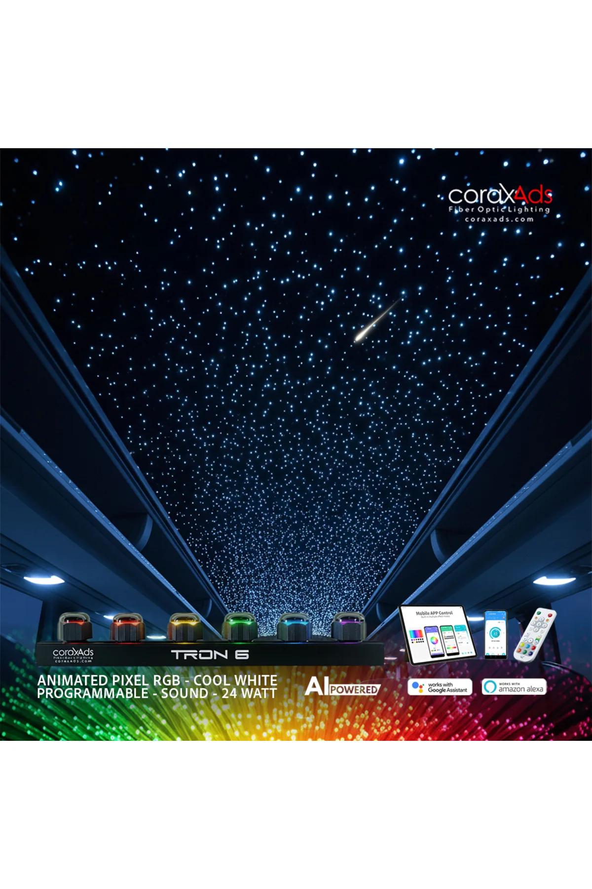 VIP YILDIZ TAVAN FİBER OPTİK STARLIGHT MİNİBÜS KAYAN YILDIZLI SET - EKO