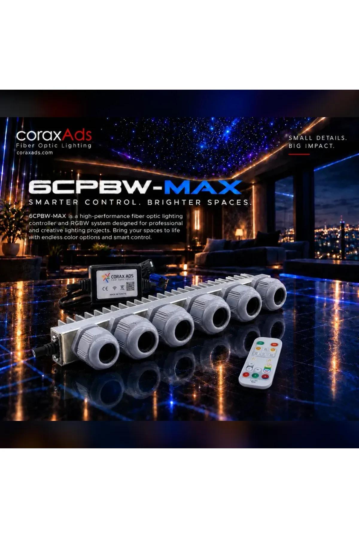 YILDIZ TAVAN MODÜLÜ 6 ÇIKIŞ PİXEL A-RGB+W + TWINKLE 6CPBW-MAX ENDÜSTRİYEL