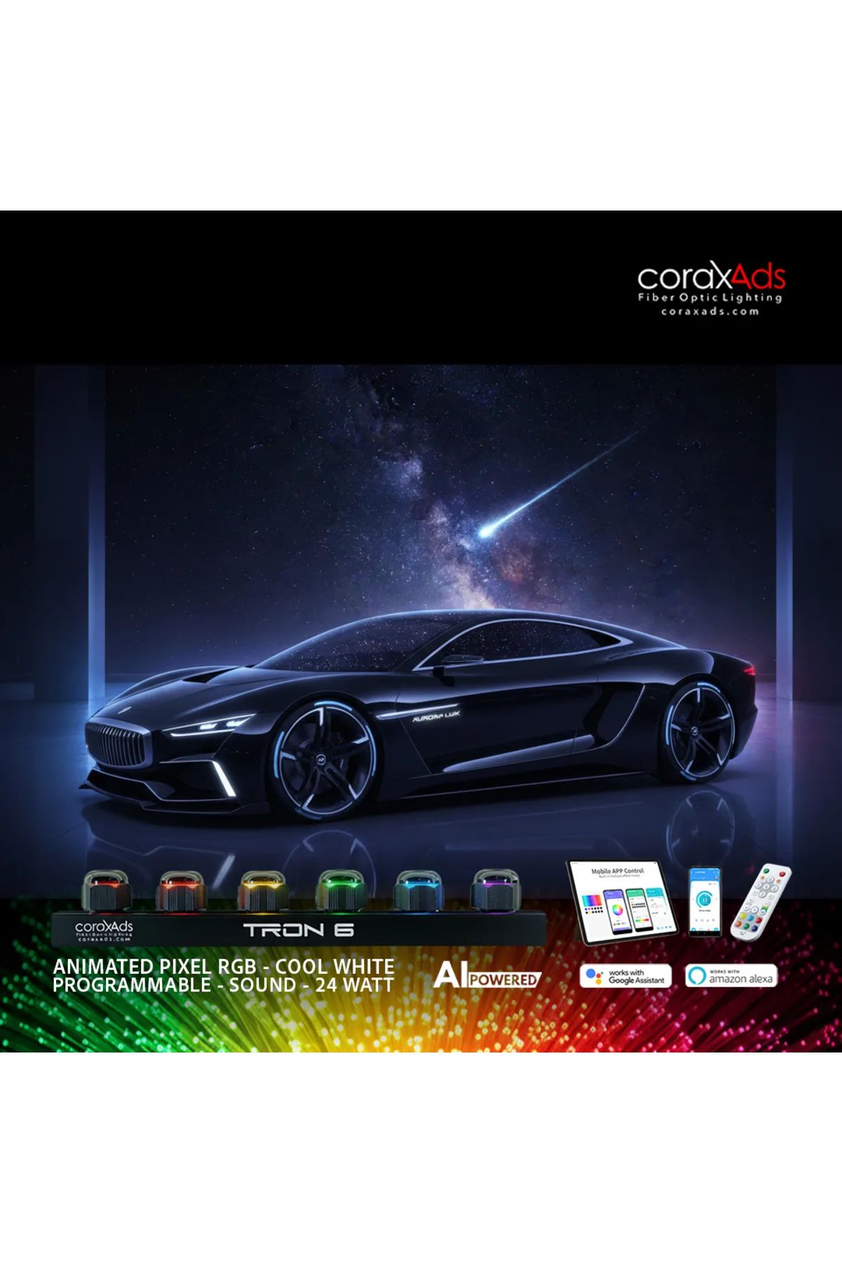 Come realizzare l'effetto stella cadente con Pixel LED?