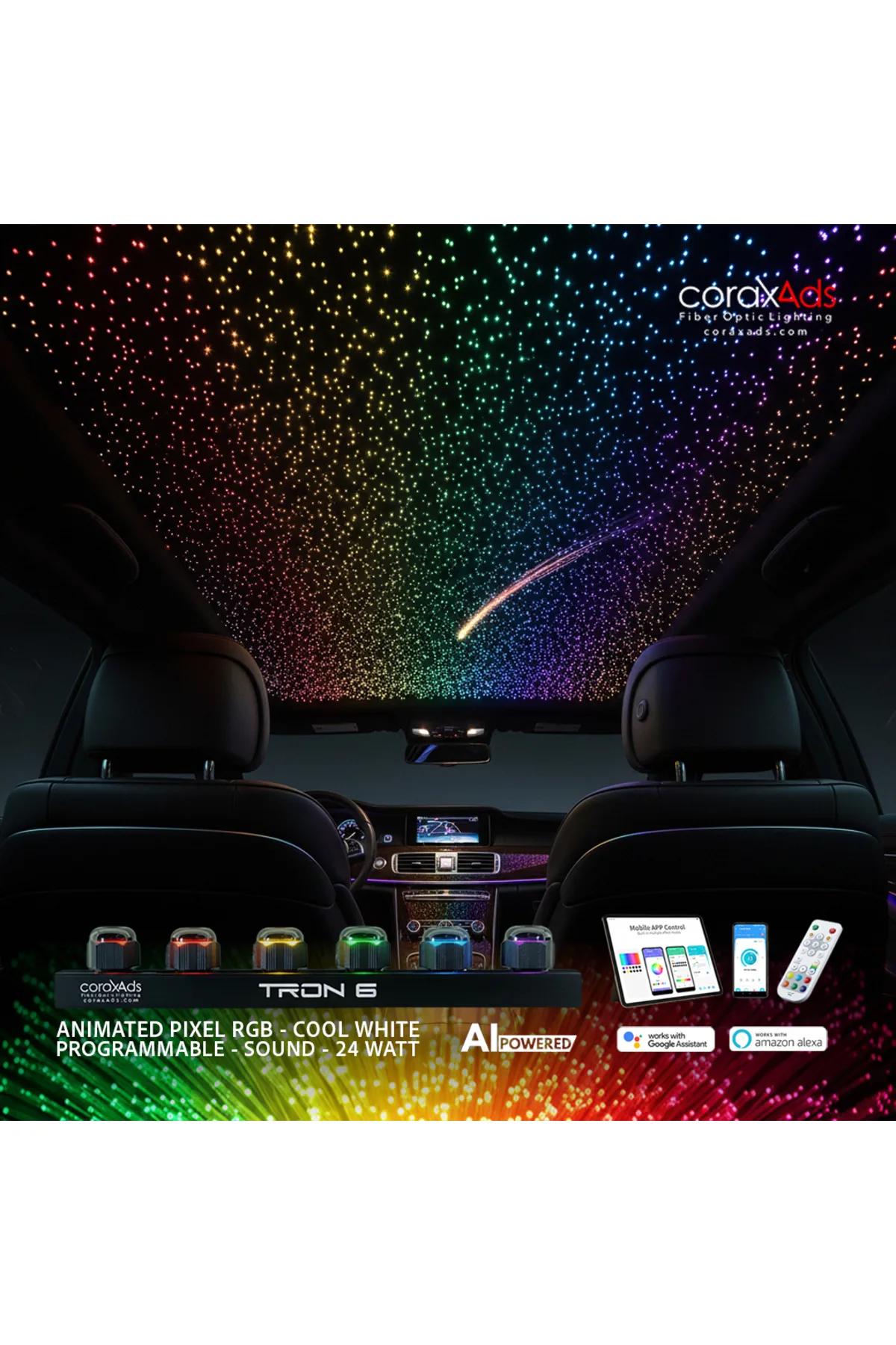 OTOMOBİL ARAÇ TAVANI LED YILDIZ TAVAN FİBER OPTİK YILDIZ TAVAN AYDINLATMA KİTİ