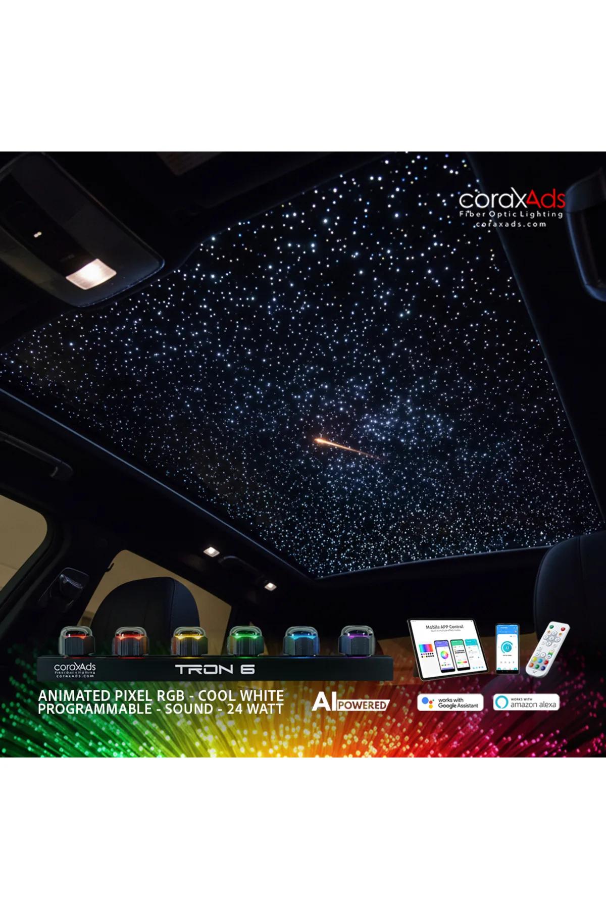 OTOMOBİL ARAÇ TAVANI LED YILDIZ TAVAN FİBER OPTİK YILDIZ TAVAN AYDINLATMA KİTİ