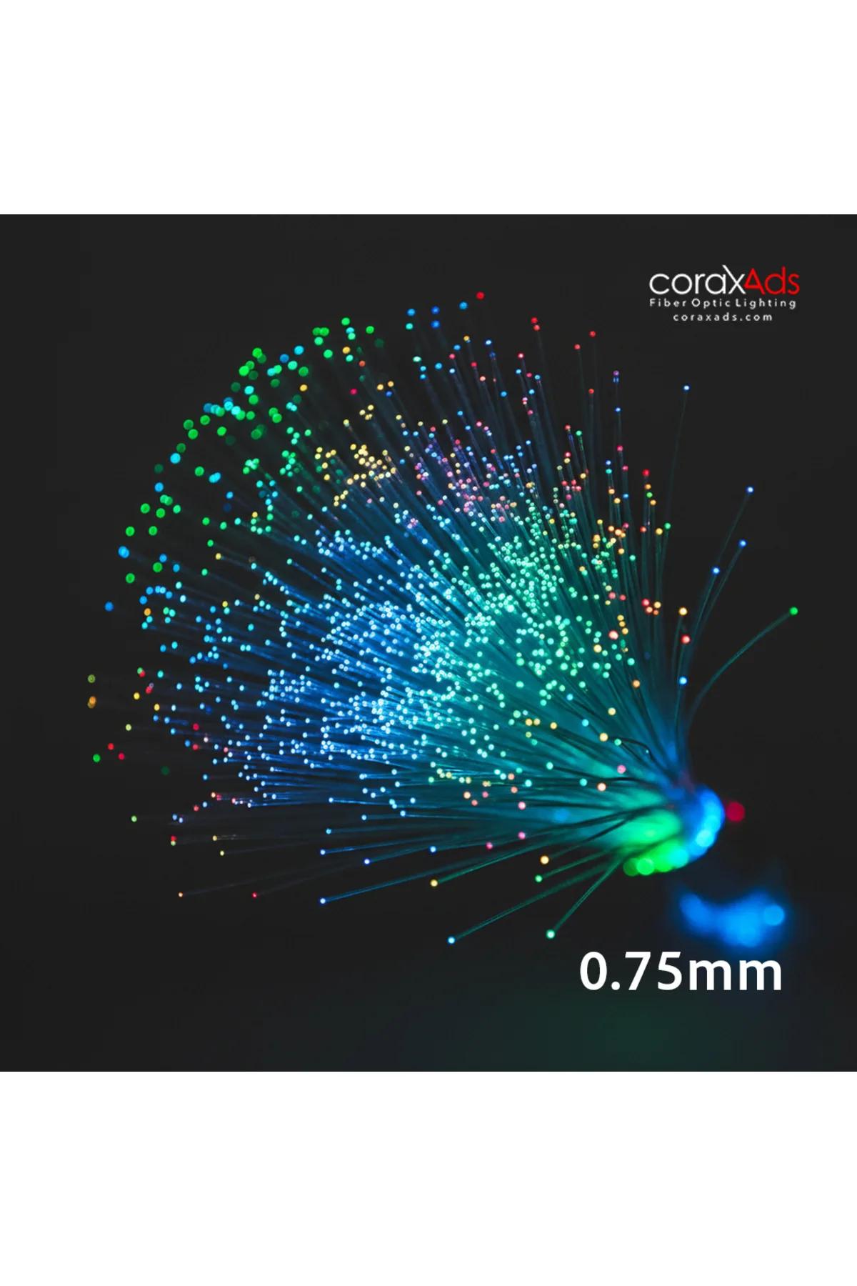 0.75mm 2700 METRE PMMA UÇTAN IŞIMA FİBER OPTİK AYDINLATMA KABLOSU
