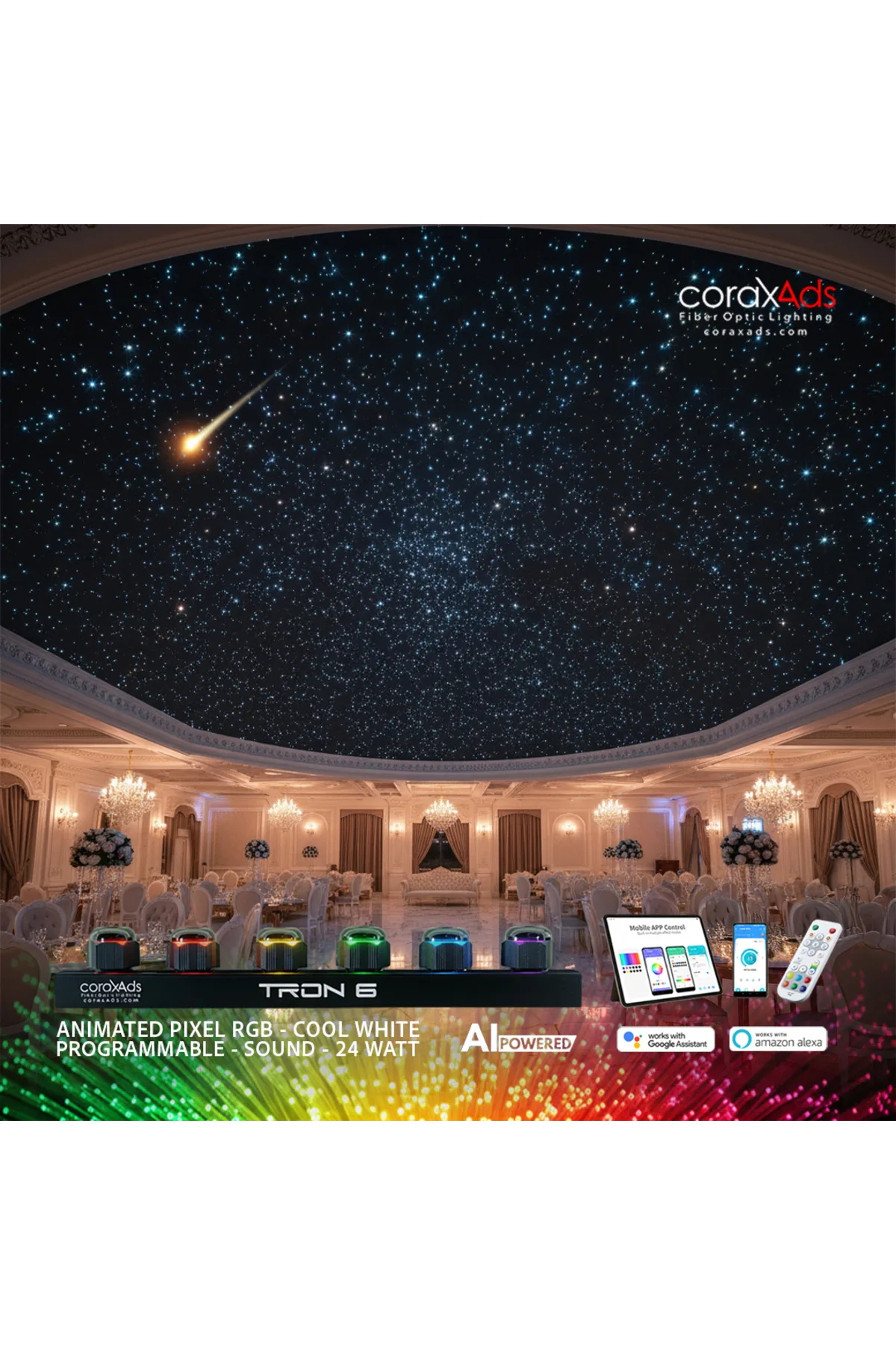 yıldız tavan pinterest ilham - RESTORAN, KAFE AMBİYANS AYDINLATMA YILDIZ TAVAN FİBER OPTİK UYGULAMA KİTİ - KAYAN YILDIZLI - Hazır Ürün Setleri