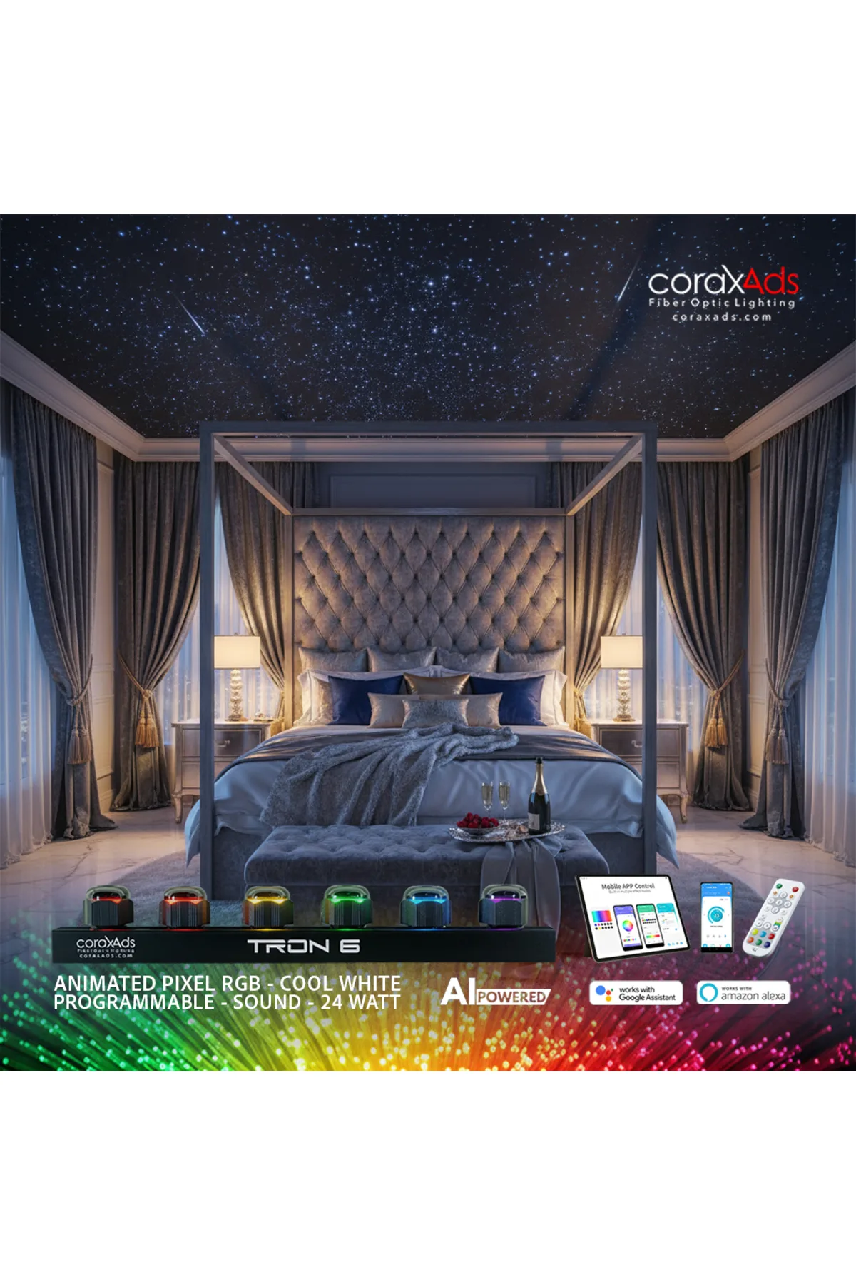 Fiber optik yıldız tavan seti fiyatları ne kadar? - YATAK ODASI TAVAN YILDIZ FİBER OPTİK YILDIZ TAVAN UYGULAMA KİTİ - KAYAN YILDIZLI - Hazır Ürün Setleri